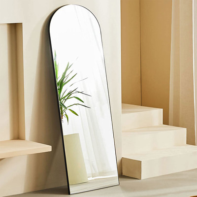 Harmati Full Length Mirror Floor Standing Arched Metal Framed 313051172160 Mirror Metal Framed 313051172160, Wooden Arch Mirror Full Length