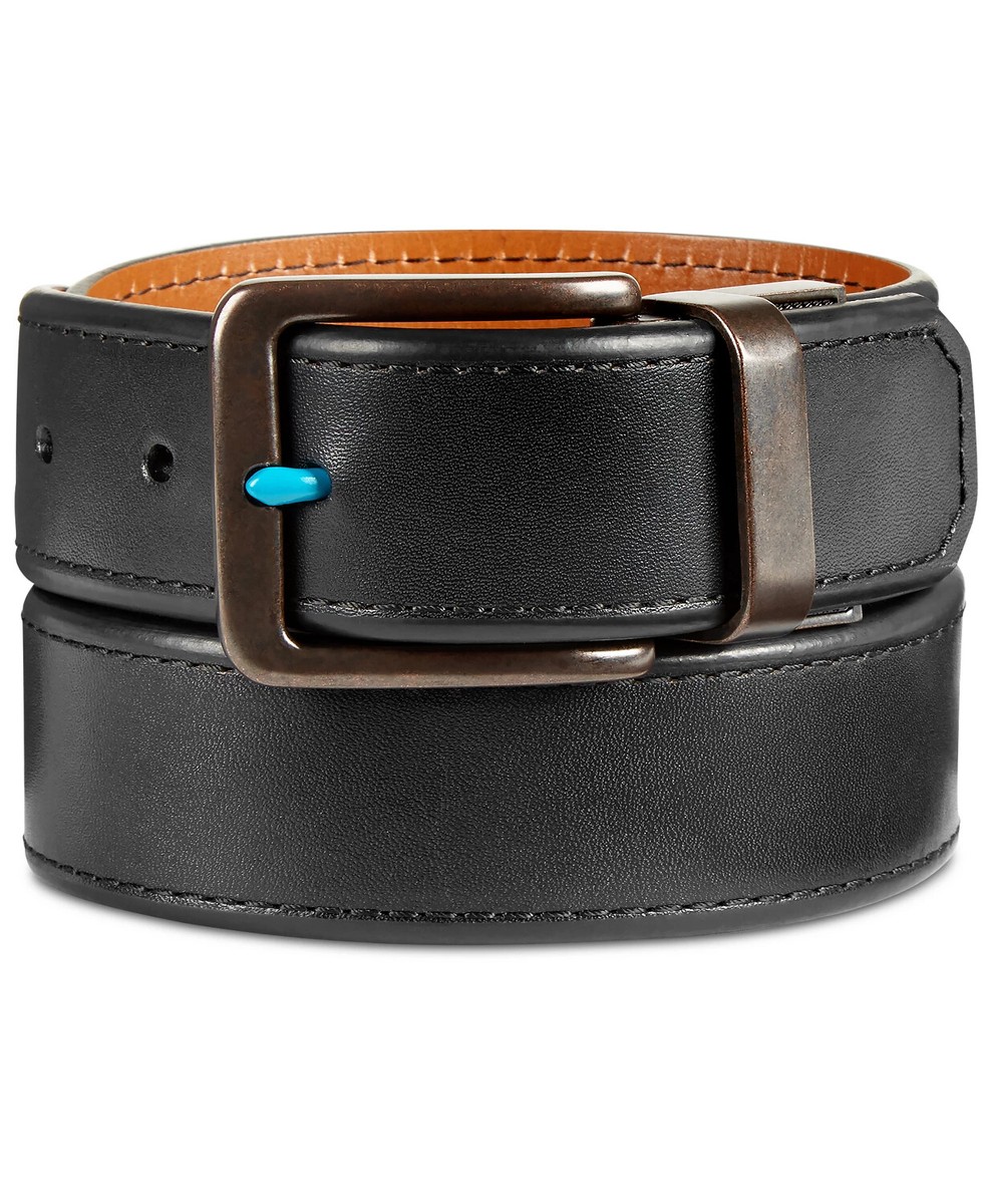Buckle Belt Penguin Leather Belt Original Penguin Men's Reversible