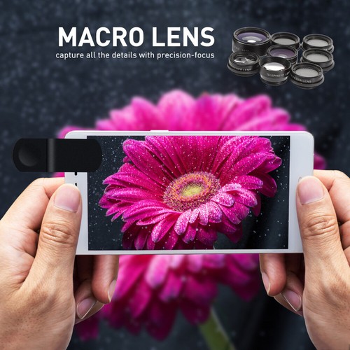 Phone Lens Cover Fisheye Phone Lens Phone Lens Attachments Telephoto Lens Kit - 第 2/12 張圖片
