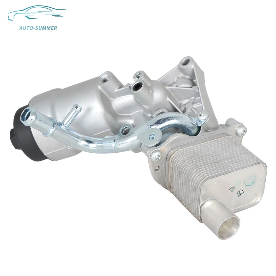 Adaptador de carcasa de filtro de enfriador de aceite de motor para Chevy Cruze Sonic Trax 1,4 L Turbo Foto 2 de 4