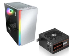 Cougar Purity RGB White Micro ATX Gaming Case & ARESGAME AGV 750W PSU Bundle