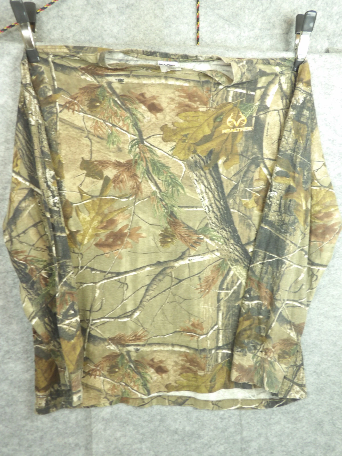 Realtree T Shirt Mens 2XL AP Camo Long Sleeve Outdoors Hunting