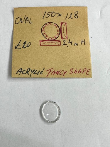 Vintage OVAL-ELLIPSE Watch Shape Glasses -Varied Sizes - 第 2/40 張圖片