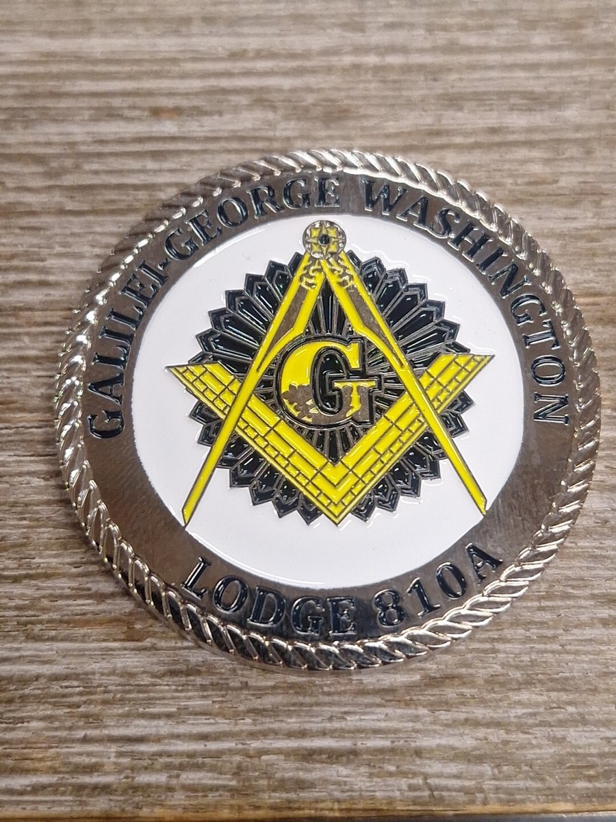 Vintage Masonic George Washington Lodge 810A Collector Coin | eBay