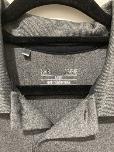 Under Armour Grey Golf Polo Size L - Picture 3 of 3