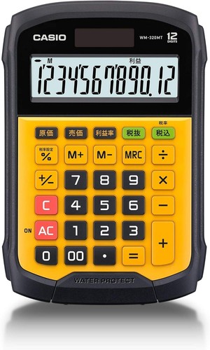 Casio waterproof and dustproof calculator WM-320MT-N mini just type 12 digits - Picture 2 of 6