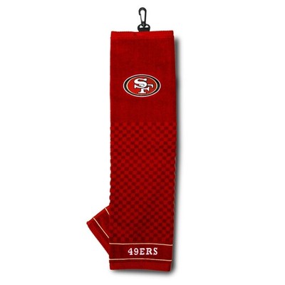 Team Golf NFL San Francisco 49ers Embroidered Golf Towel Embroidered Golf Towel,