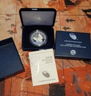 2016 W S$1  American Eagle One Ounce Silver Proof Coin with Box & COA OGP