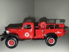 First Gear 49 Dodge Power Wagon Brush Truck Texaco Fire Department 130 19-2474