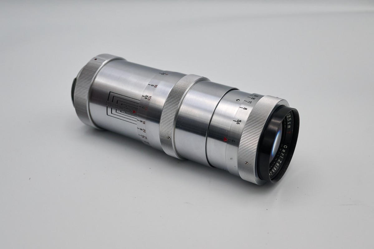 Carl Zeiss Jena Triotar 135mm f4 lens, Red T, Exakta mount, TESTED