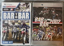 Lot Of 2 — Bar to Bar 2002 (DVD, 2003, 2-Disc Set)  Supercross Jeremy McGrath