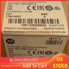 Allen-Bradley 1764-MM2 MicroLogix 1500 16 KB Memory 1764MM2 NEW US Free Tax