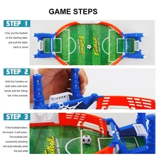 Indoor Tabletop Soccer Game Portable Family Fun Football Board Game for Kids