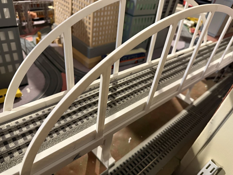 O Scale White Arch Bridge Kit - 32 Inch Span - 4 inches wide - Image 3 of 4