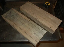 2 Pack 21" Standard Table Extension Slides Set antique wood, extend to 91 inches