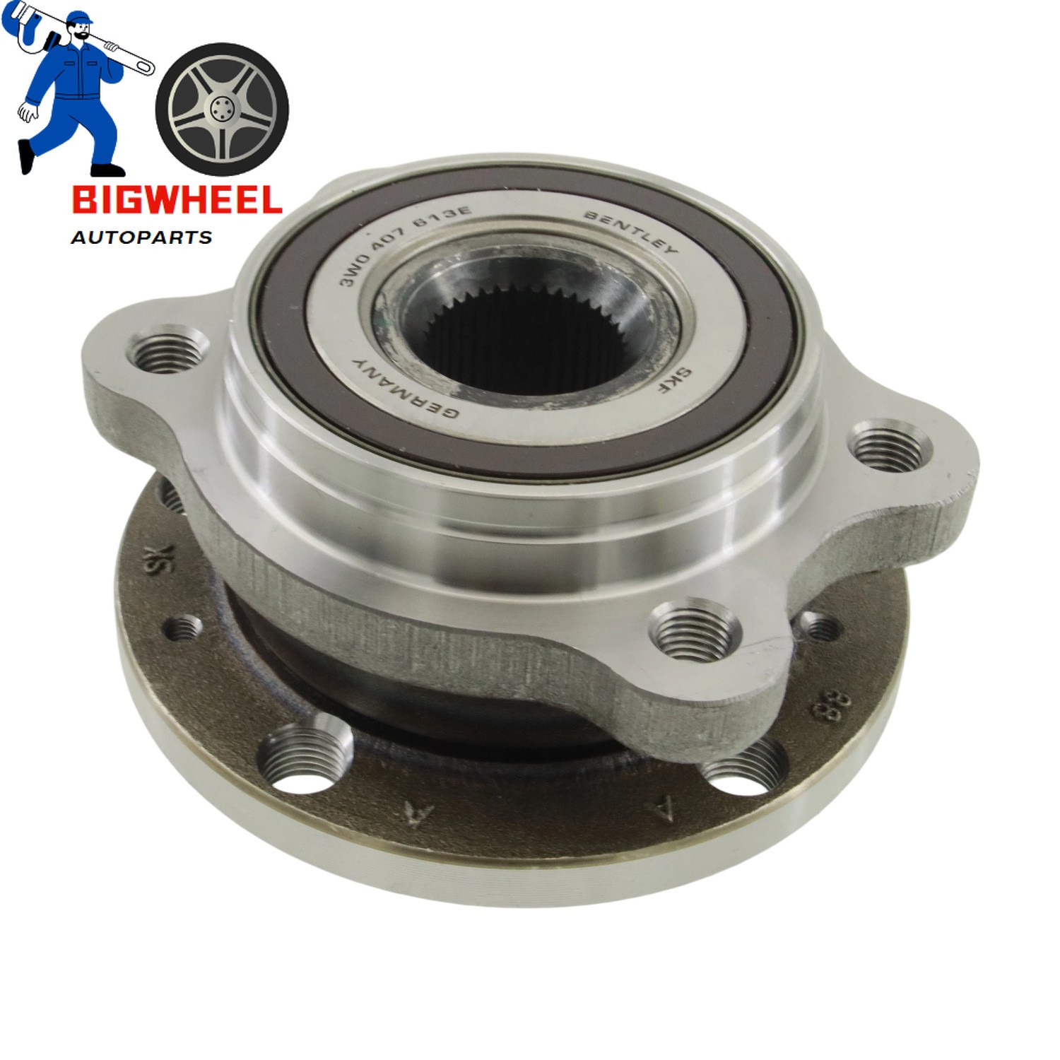 OEM 2PC Wheel Hub Bearing For Bentley Continental Gt Gtc Flying Spur 3W0407613E