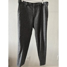 Uniqlo Dress Pants Wool Blend Herringbone Mens Size 34 Inseam 29