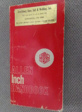 Vintage Allen Inch/Metric Handbook Vintage Pocketbook 1979 Engineer Designer etc