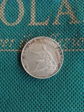Rara moneta argento 835/1000 da 500 Lire centenario unità Italia 1861 - 1961
