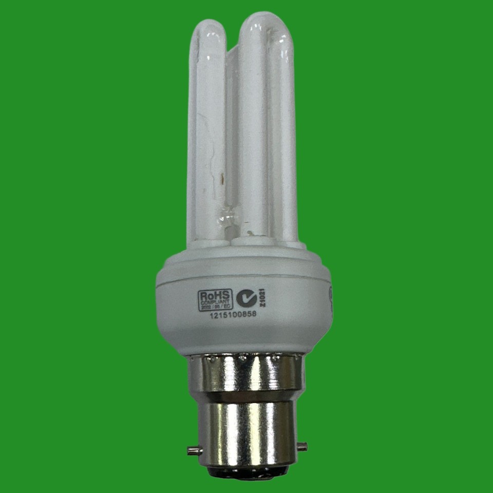 10x 7W =40W Omicron CFL Low Energy Power Saving Stick Light Bulb BC B22 ...