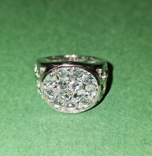 2.34 CT Blue Topaz Set With Sterling Silver Ring