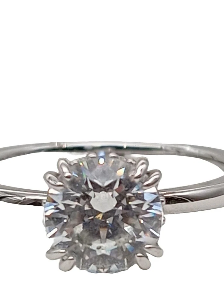 SWAROVSKI Anello di fidanzamento Donna Anello Taglia IT 55 argento stile casual - Immagine 3 di 4