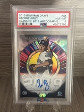 George Kirby 2019 Bowman Draft Class Of 2019 On Card Auto /250 Mariners C19A-GK