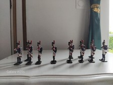 NAPOLEON FIGURINE PLOMB SOLDAT FRANCAIS  1/32 12 PIECES 