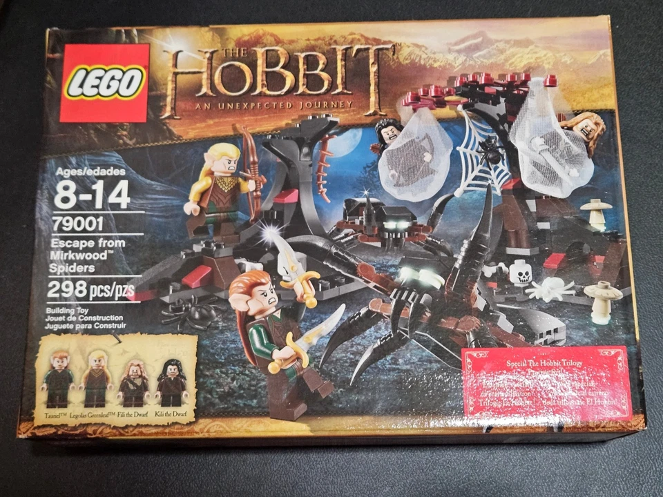 Lego The Hobbit: Escape from Mirkwood Spiders - 79001 - Factory Sealed - Image 2 of 4