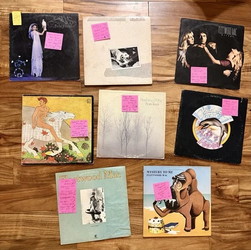 Fleetwood Mac – Bare Trees, Penguin, Mystery To Me, Tusk, Vinyl LP Lot Of 8