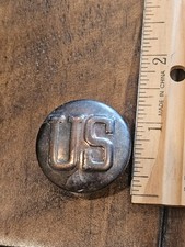 Union Civil War Army U.S. Insignia Leather Back Pack Belt Strap Pin L@@K!!! c