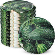 10er Set Schraubdeckel TO82 f&uuml;r Gl&auml;ser 82mm Gurken 2 &ndash; Twist-Off Ersatzdeckel f&uuml;