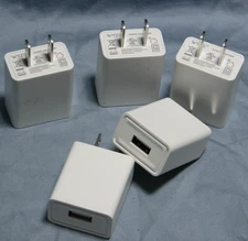 Lot of 5 WYZE USB Power Adapter 100V-240V 5V 1000mA KA06E-0501000US Free ship
