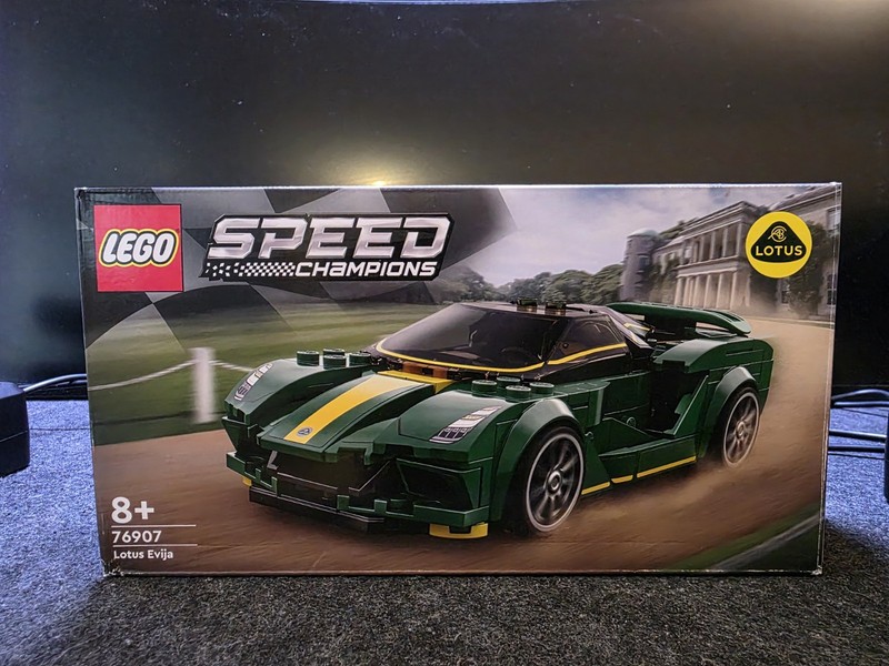 Lego Speed Champions Lotus Evija #76907 Retired Set . Missing Instructions. New