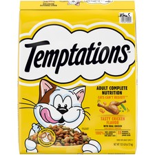 Temptations Adult Dry Cat Food Tasty Chicken Flavor, 13.5 Lb Bag 2.39 per pound