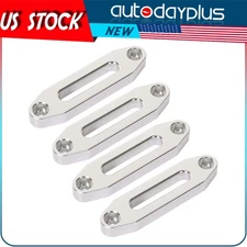 Hawse Fairlead for Synthetic Winch Rope Cable Lead Guide ATV Universal 4pcs