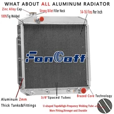 3 ~Row Radiator fit 1953-1956 Ford F100 F250 F350 3.6L 3.9L 4.2L V8 Chevy