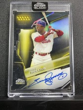 2023 Topps Chrome Black Jimmy Rollins #CBA-JRO Autographs Gold Refractor #/50