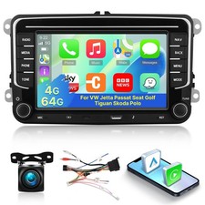 [4g+64g] Android Autoradio per Vw Volkswagen Jetta Passat Seat Golf - Miniatura 1