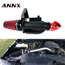 4" Inch Cold Air Intake Kit +Heat Shield for 99-06 GMC/Chevy V8 4.8L/5.3L RED