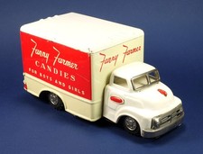 1960s Fanny Farmer Candies Advertising Tin Friction Toy Delivery Truck – Japan