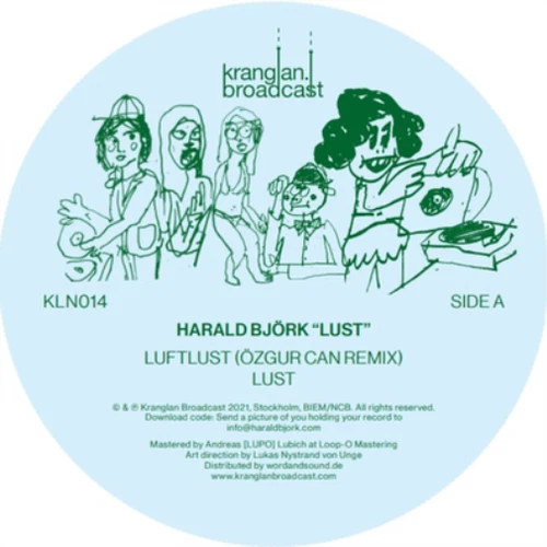 Harald Björk Lust EP (Vinyl) 12" EP