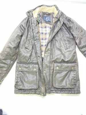 Morley Vintage Waxed Men s Green Jacket - Size Medium