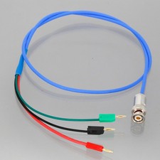 Triax 2-Lug TRB to 2mm Stackable Banana Triaxial TRX316 Cable 2~9'​ For Keithley