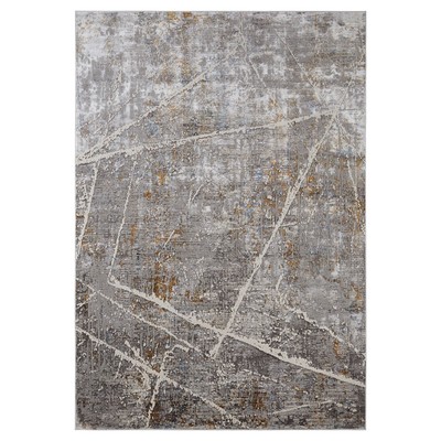 Lavin Rugs T2005 Adara 2'8'' x 7'10'' Painterly Runner, Gold/Mineral - T2005-0208