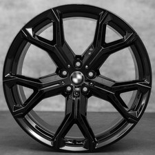 22 Y Spoke M Style Gloss Black Wheels Rims Fits Bmw 5x120 X6 E71 F16 2008-2019 22 Y Spoke M Style Gloss Black Wheels Rims Fits Bmw 5x120 X6 E71 F16 2008-2019