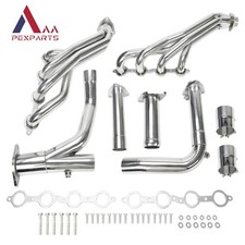 Stainless Steel Exhaust Manifold Headers for Chevy GMC 2007-2014 4.8L 5.3L 6.0L