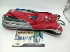 High Sierra 红色野营和远足背包和包|