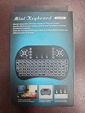 Mini Wireless Keyboard Remote Touchpad 2.4GHz Smart TV Android TV Box PC Backlit