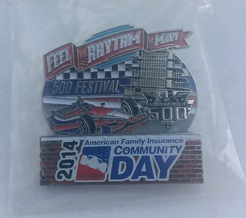 Indy 500 Firestone Lapel Hatpin Lot Of 4 Pins . Each Different. - Image 2 of 4